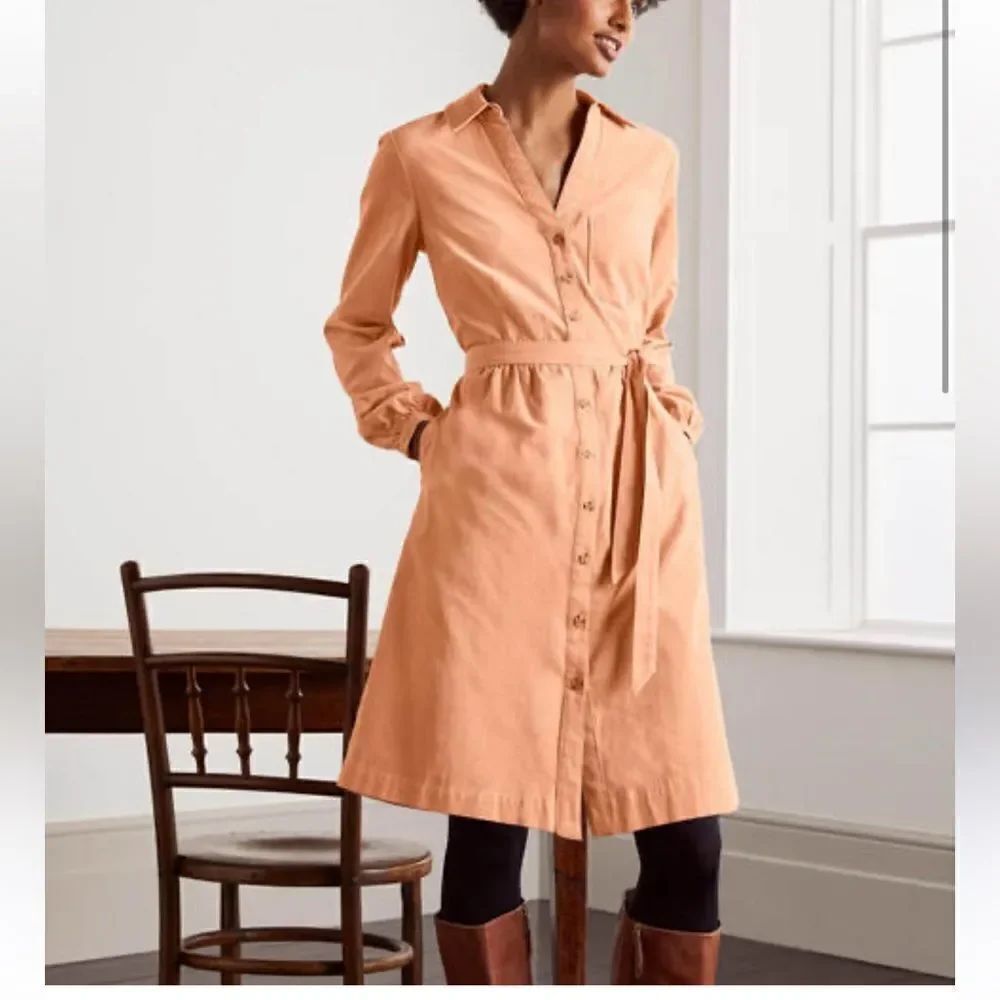 Boden Olympia Corduroy Shirt Dress 20-22L